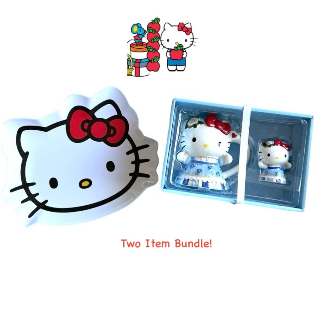 NWT 2 ITEM HELLO KITTY COLLECTIBLE BUNDLE